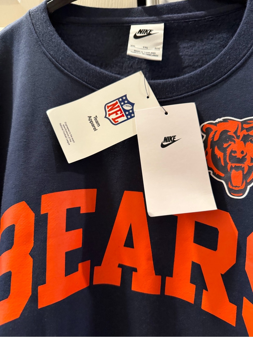 NWT Men’s Nike Chicago Bears NFL Sweatshirt - Picture 4 of 5